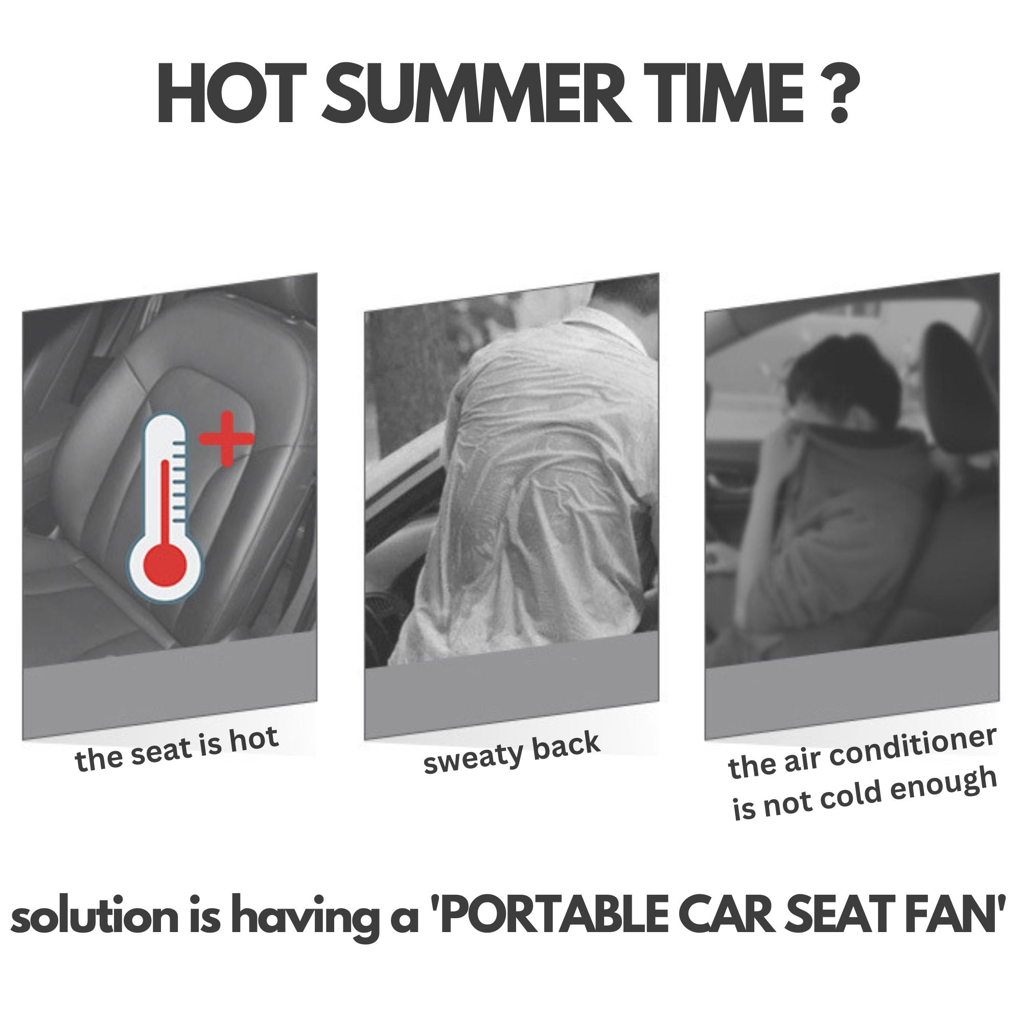 Universal Car Seat Fan