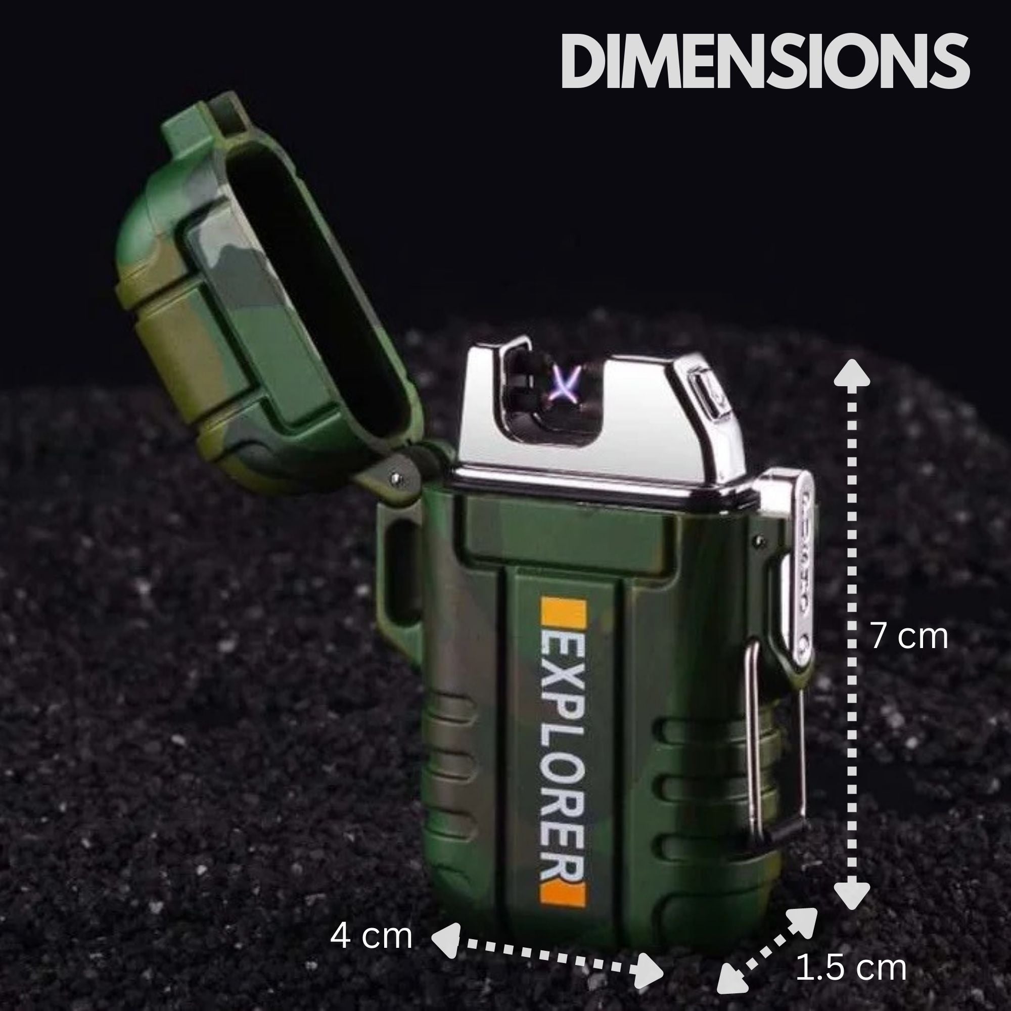 Military Double Arc Lighter