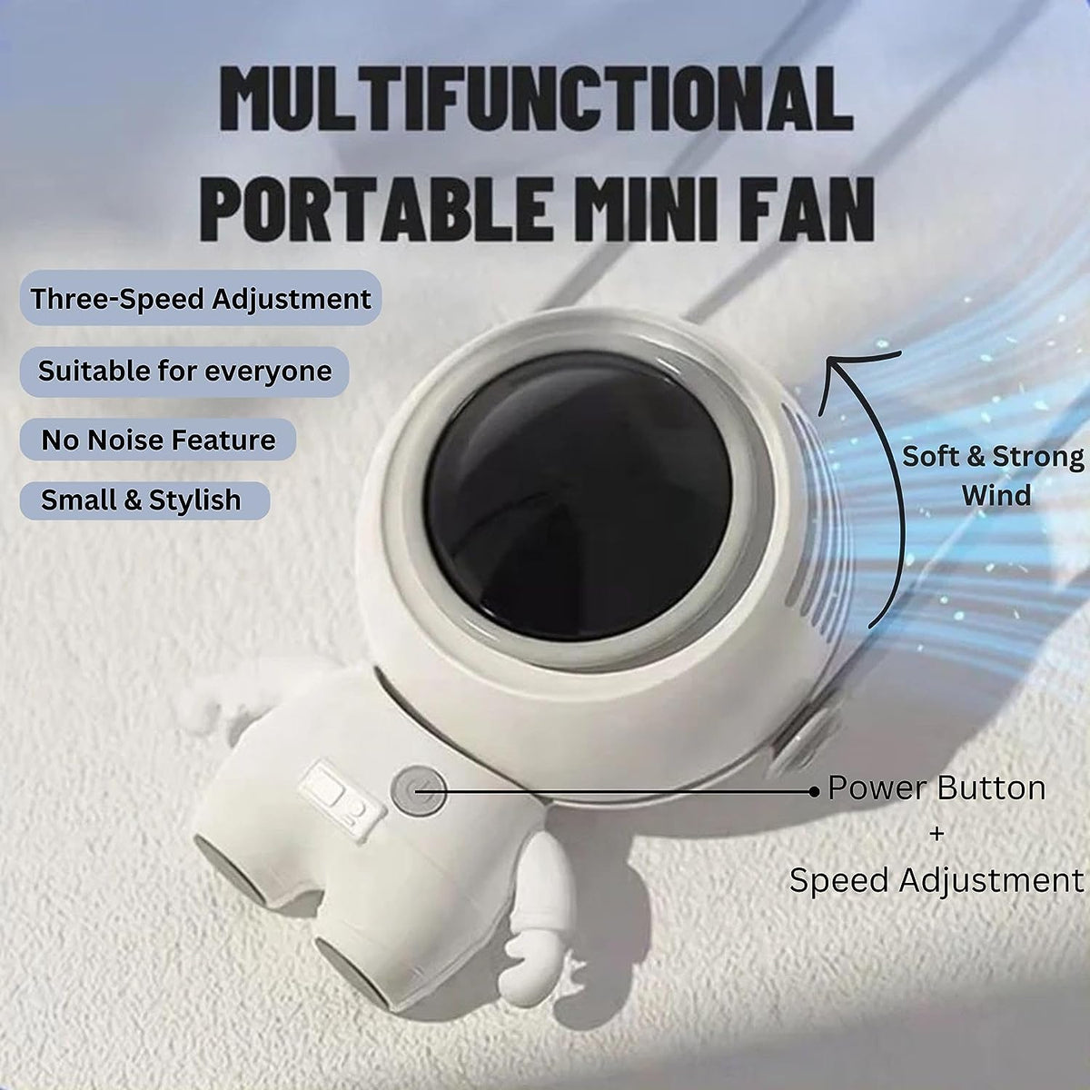 Mini Portable Astronaut Fan