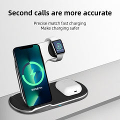 3 in 1 Desktop Wireless Charger (Midnight Black)