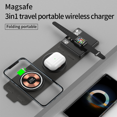 Walletstyle-Foldable 3 in 1 Wireless Charger