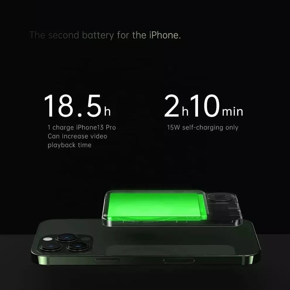 2 in 1 Wireless+Wired Metal Power bank