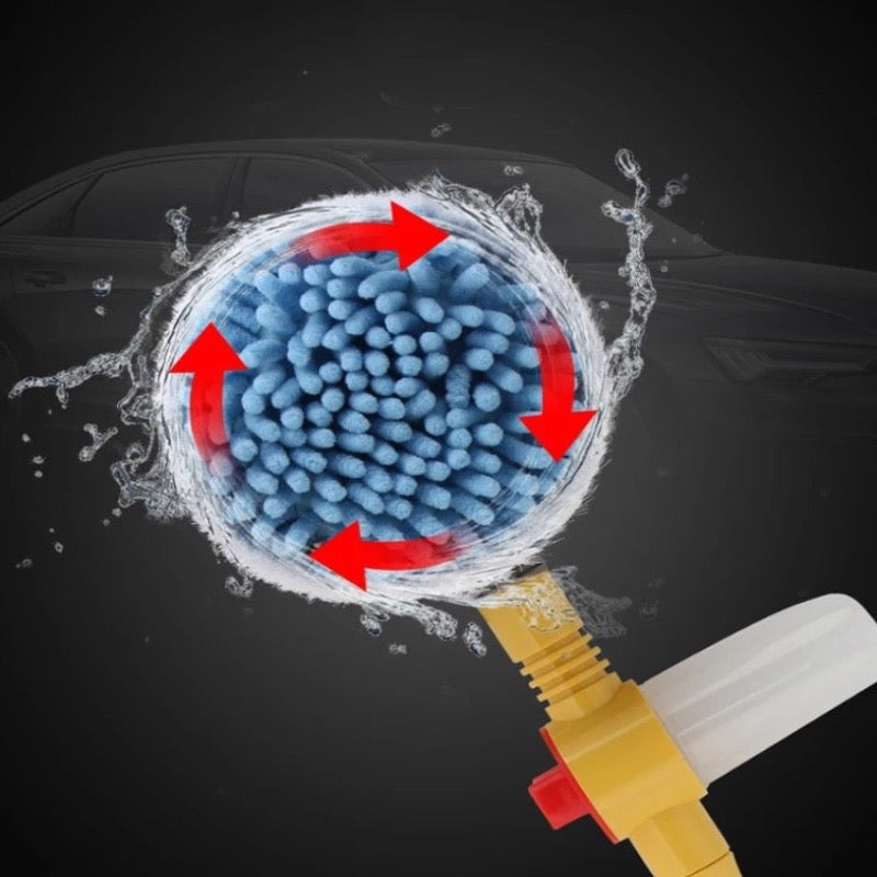 Car Brush Cleaner (360° Rotating)