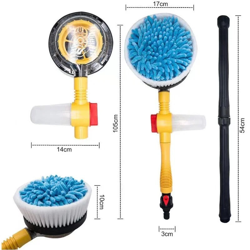 Car Brush Cleaner (360° Rotating)