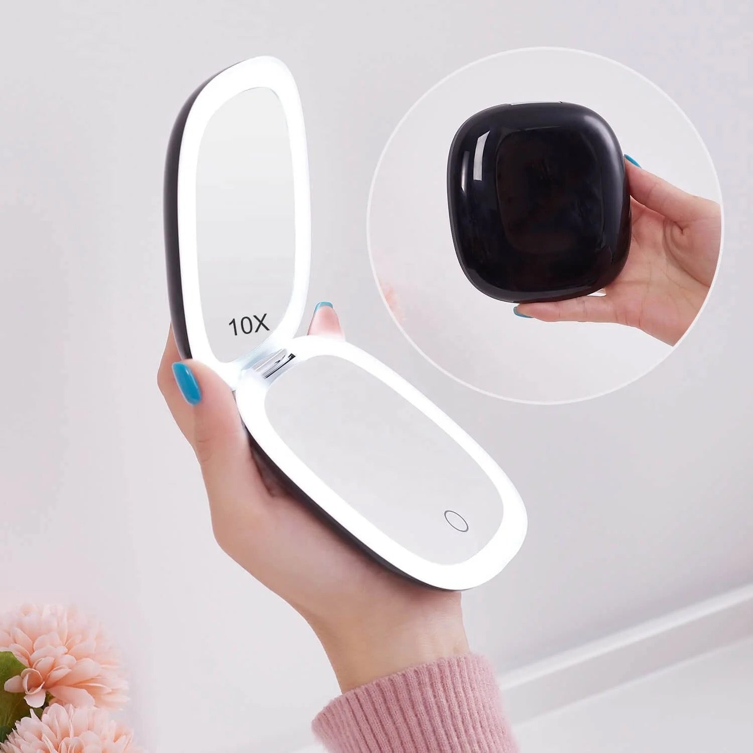 LED Compact Mirror