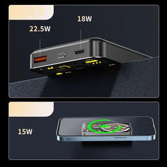 Ultra-Slim Transparent Magnetic Wireless Power Bank