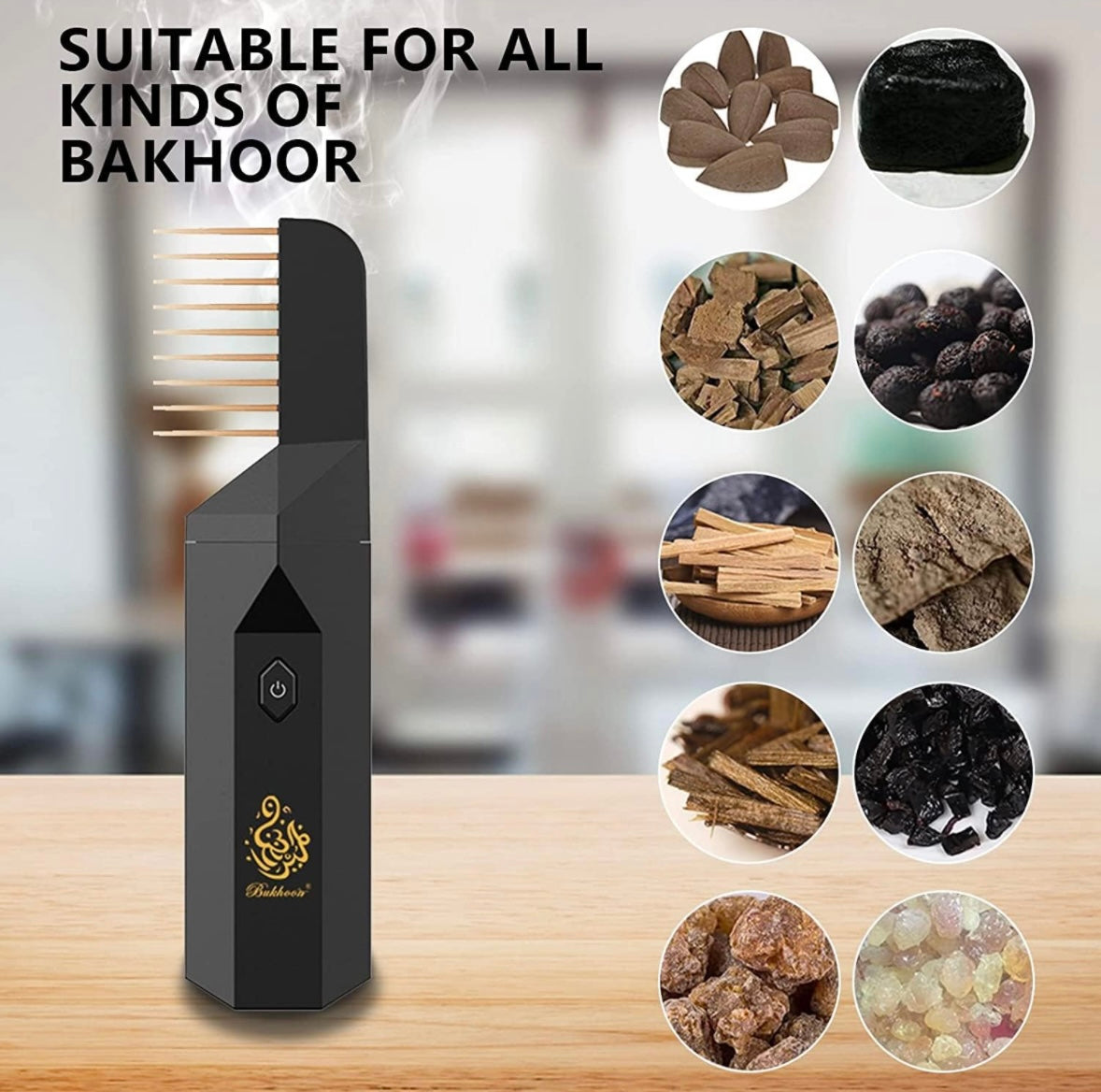 Bakhoor Hair Comb