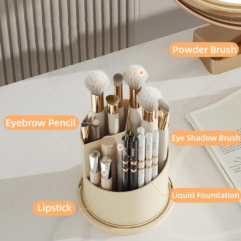 Makeup Brush Holder (360° Rotatable)