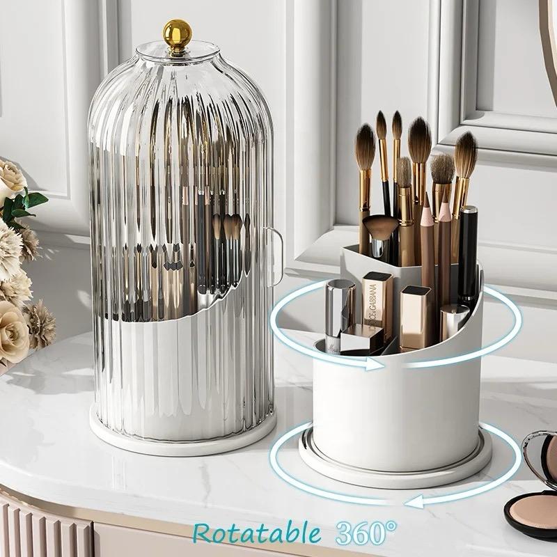 Makeup Brush Holder (360° Rotatable)